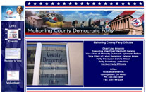 Thumbnail for the Mahoning County Democratic party site. Clion it to view larger size on the stage to the right.